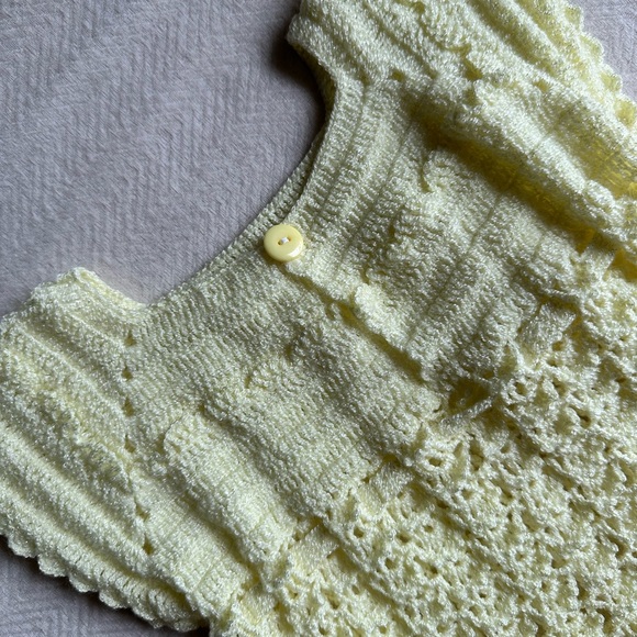 Hand Knitted Baby Dress - Picture 10 of 11